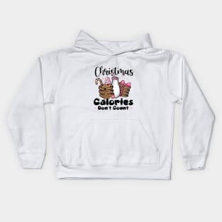 Christmas Calories Don't Count Kids Hoodie